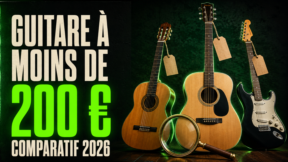 guitare pas cher : sélection de modèles à moins de 200 euros pour débuter