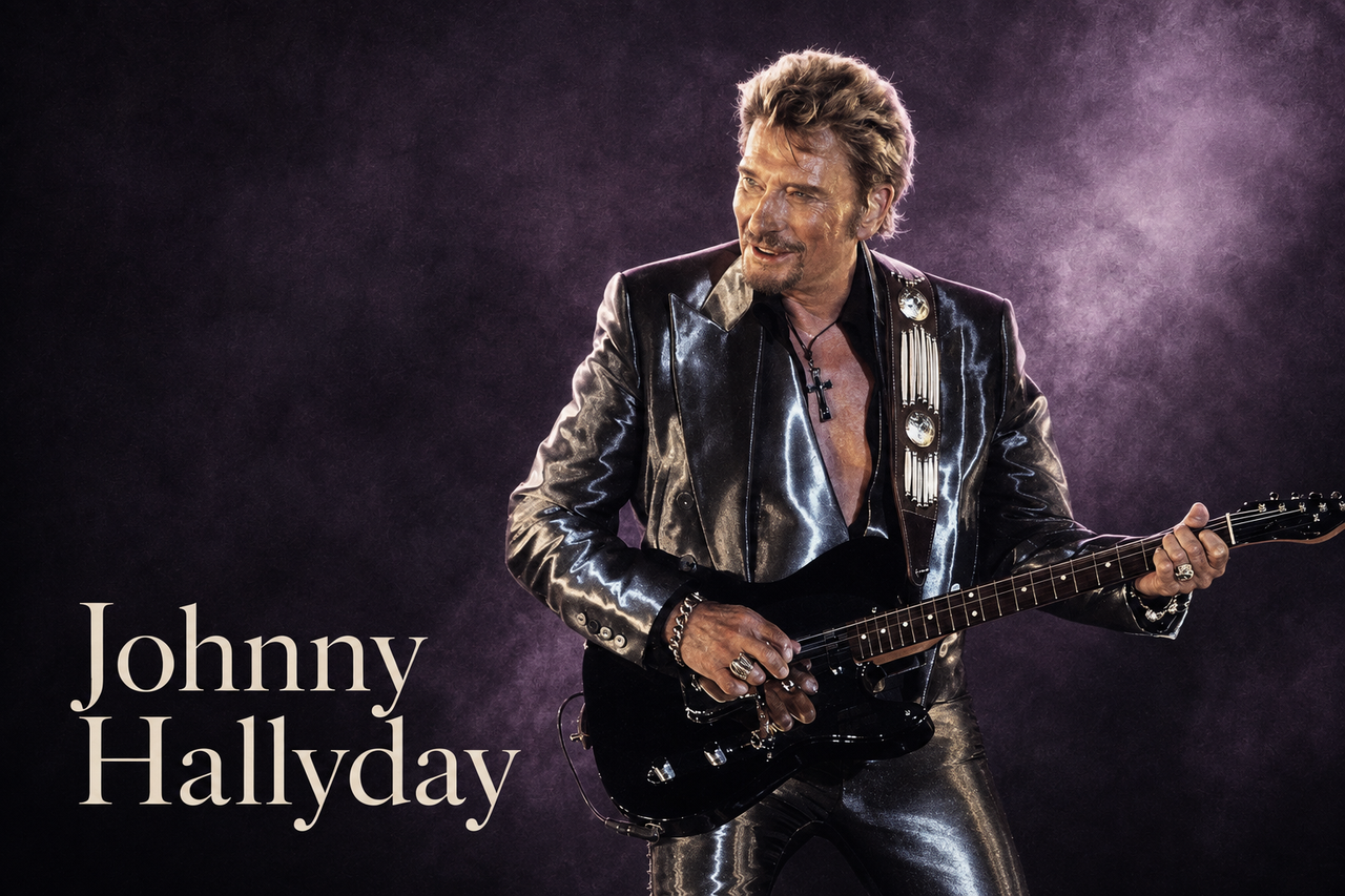 Portrait de Johnny Hallyday