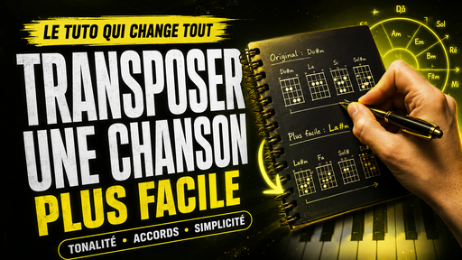 Transposer une chanson dans une tonalité plus facile