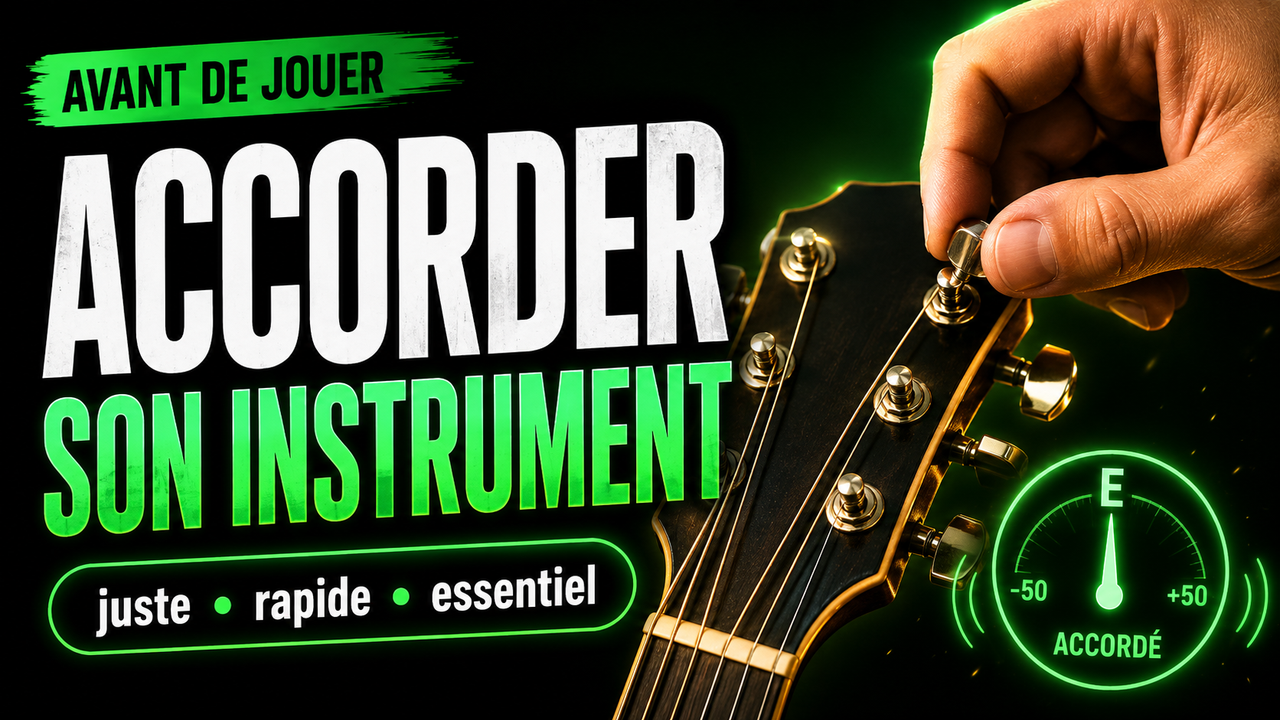 Accorder son instrument avant de jouer