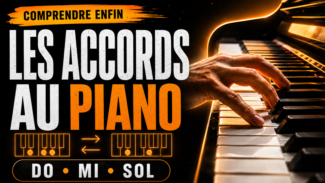 Les accords au piano : triades et renversements