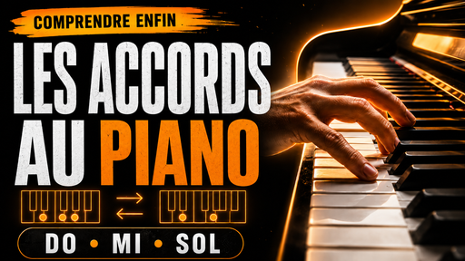 Les accords au piano : triades et renversements
